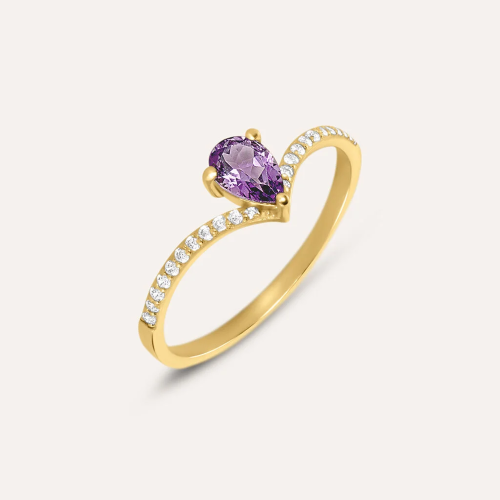 Anello Stroili Oro Donna in Oro Ametista 1437936 - 1437936
